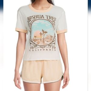 Joshua Tree Women's Ringer Tee and Shorts Lounge Size 2X